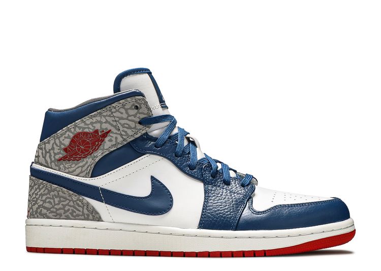jordan 1 white blue and red