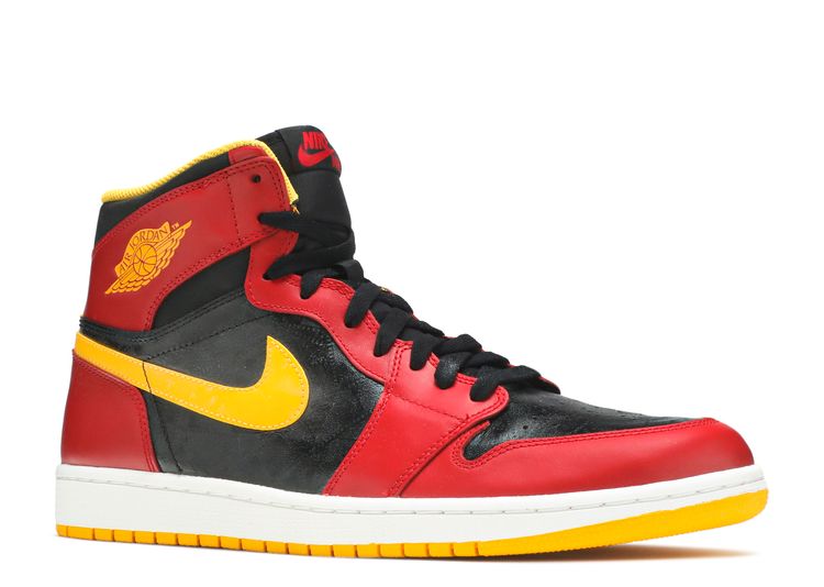 jordan 1 red black yellow