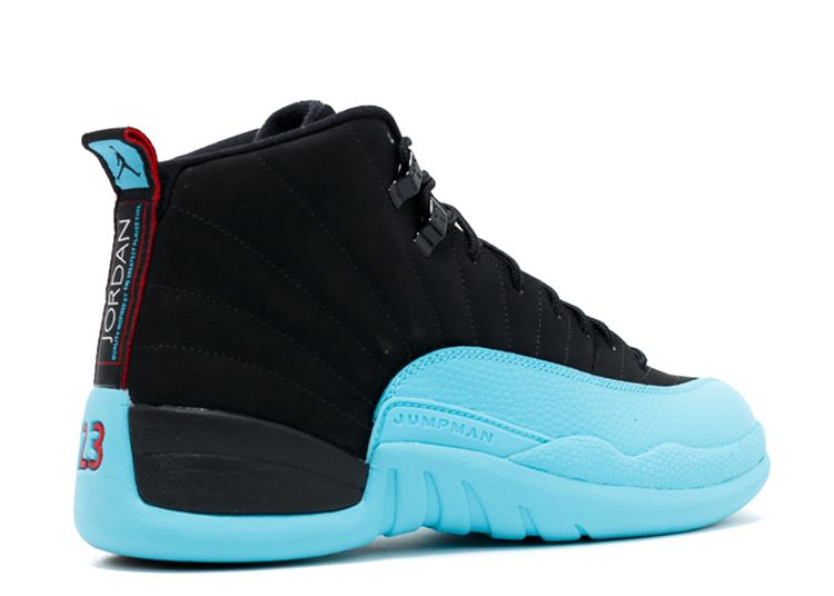 black and teal 12s