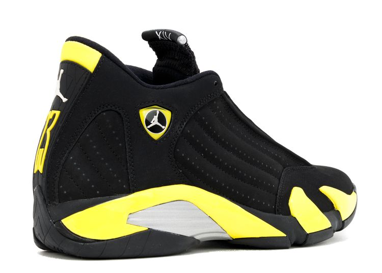 jordan 14s yellow and black