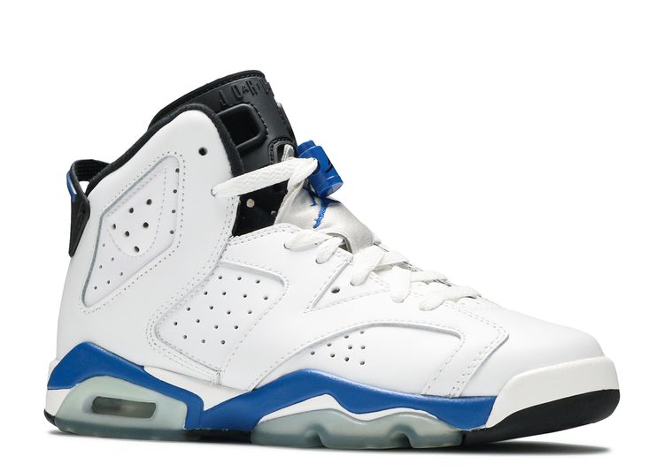 blue jordan 6's