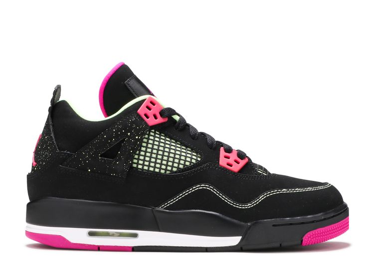 Air Jordan 4 Retro 30th GG 'Fuchsia' - Air Jordan - 705344 - black/fuschia flash-lqd lm-wht | Flight