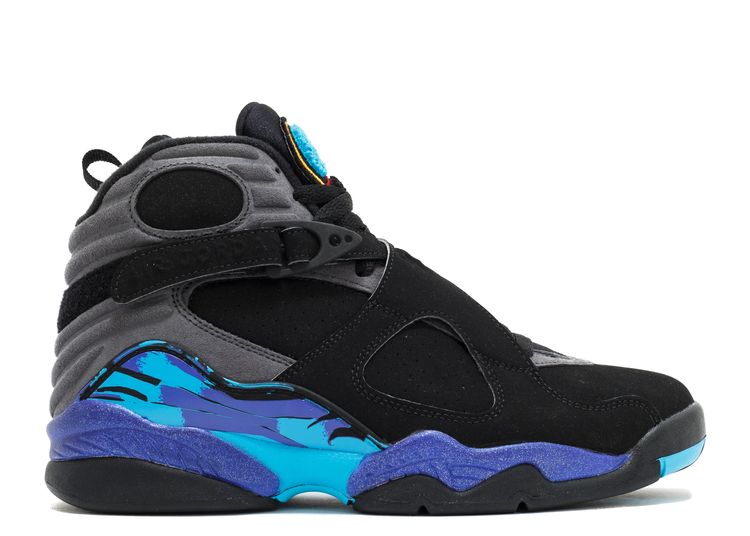 Air Jordan 8 Retro 'Aqua' 2015 - Air Jordan - 305381 025 - black/true  red-flint grey-bright concord | Flight Club