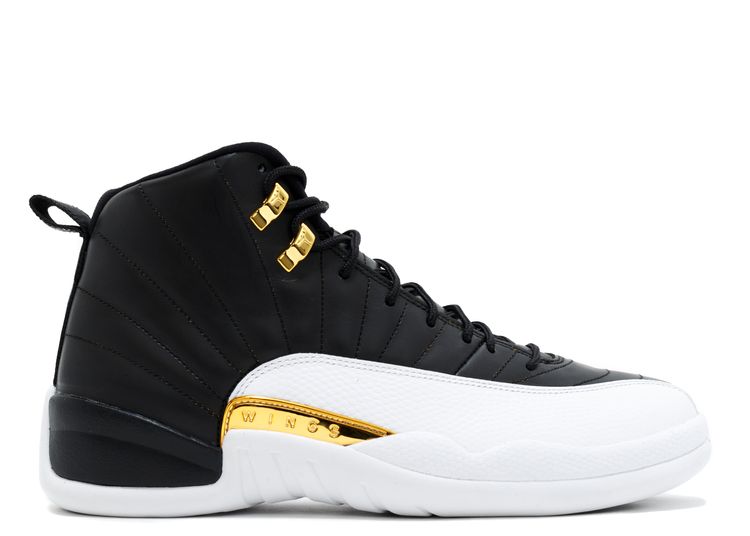 black white and gold jordans