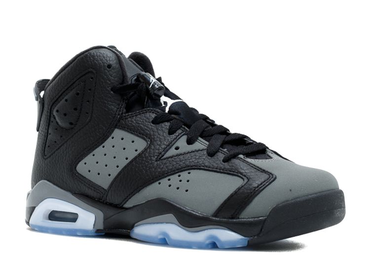 grey and black jordan 6s