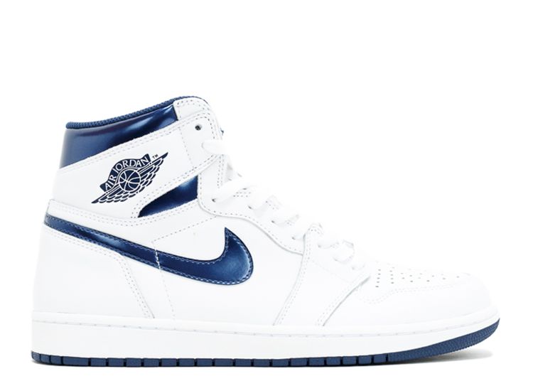 jordan 1 blue and white high