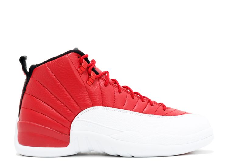 gym red 12s red and white