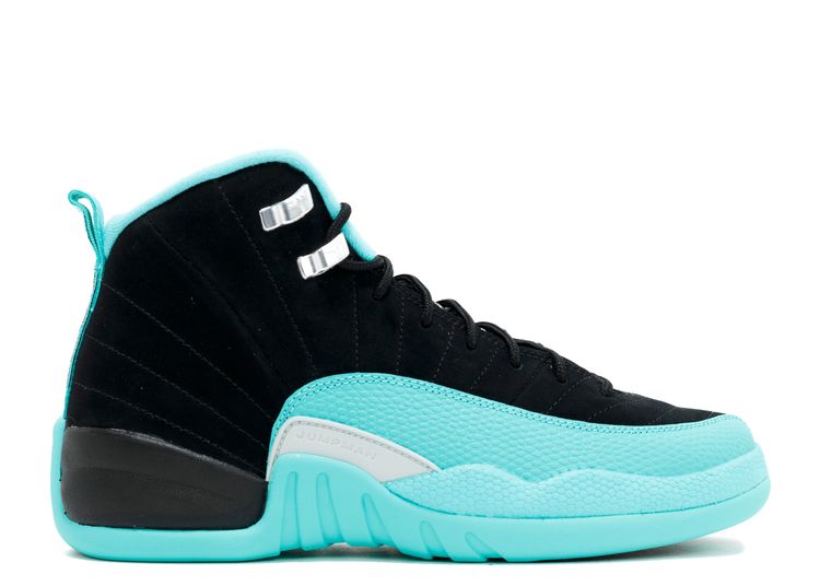 black and turquoise 12s