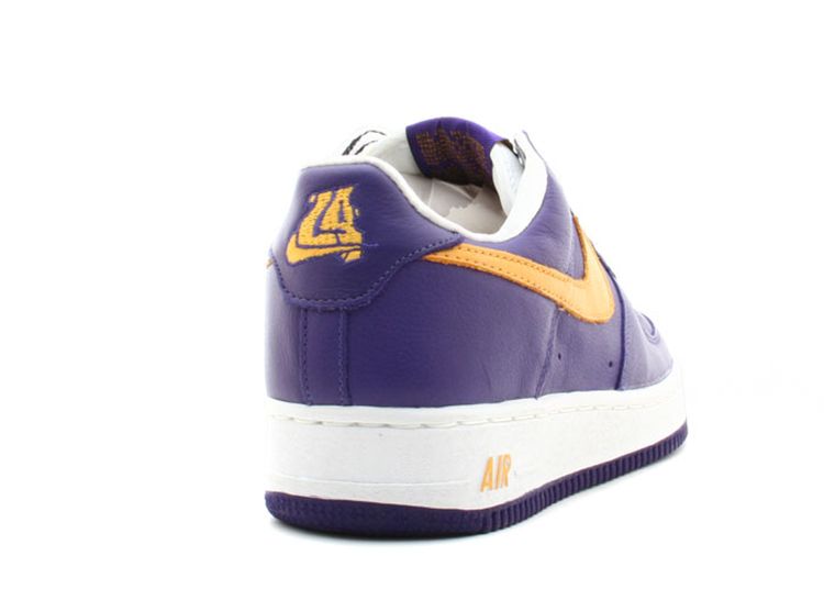 purple and gold air force 1
