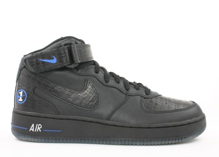 Nike air force 1 hotsell mid black royal blue