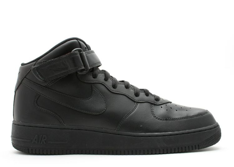 all black mid air force 1