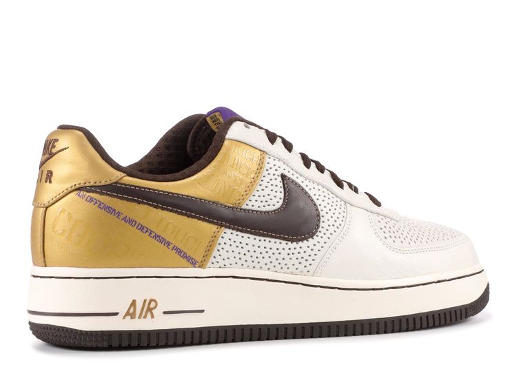 Air Force 1 Premium 07 Cooper 'Michael Cooper' - Nike - 315087 121 -  sail/baroque brown-metallic gold