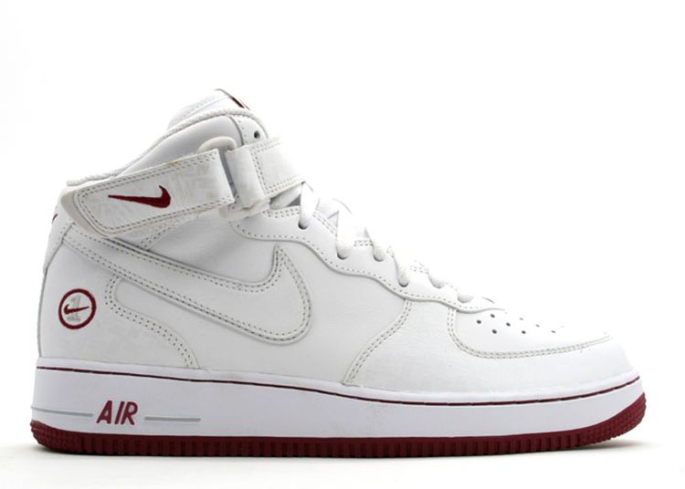 white mid air force 1