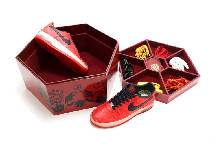 CLOT x Air Force 1 Supreme TZ 'Chinese Candy Box'