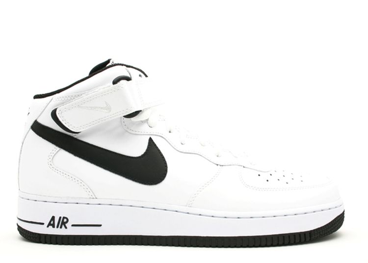 Air Force 1 Mid '07 'White Black' - Nike - 315123 114 - white/black ...