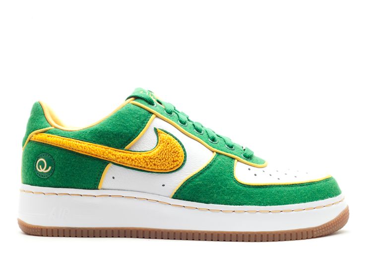 air force 1 green and yellow