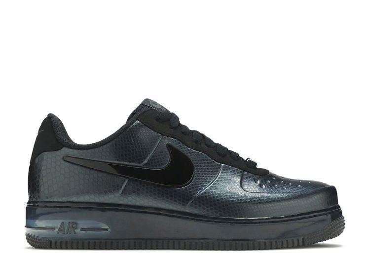 air force 1 foamposite low black