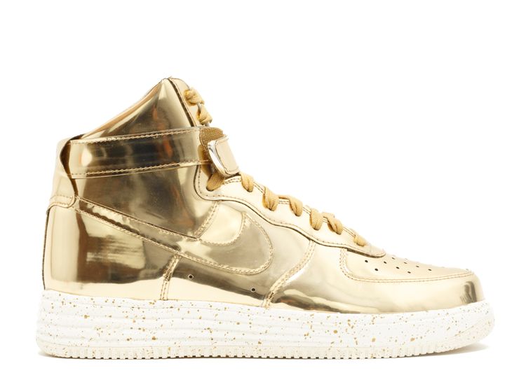 high top gold air force ones