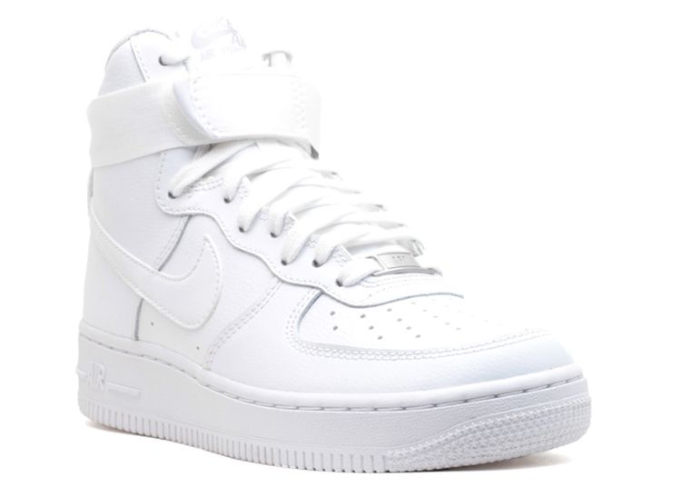 W'S Air Force 1 High - Nike - 334031 104 - white/white metallic silver ...