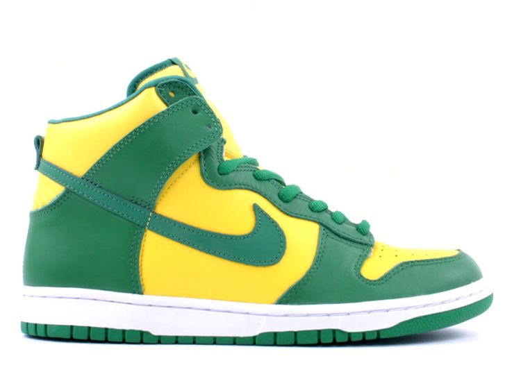 green and yellow dunks