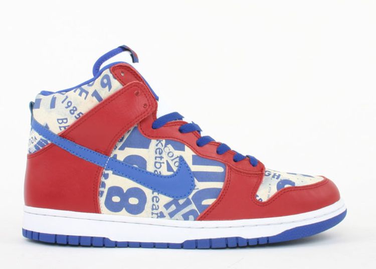 Dunk High Ltd - Nike - 308612 641 - varsity red/sport royal-white