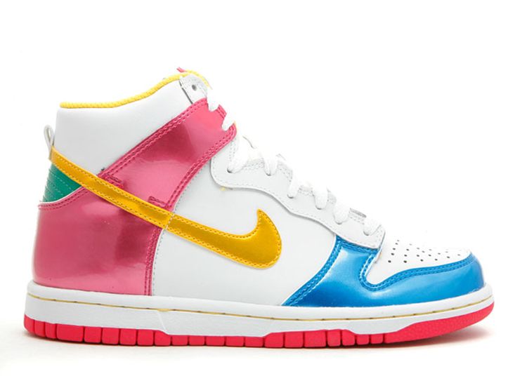 Dunk High GS - Nike - 316604 171 - white/tour yellow-berry-vvd bl ...