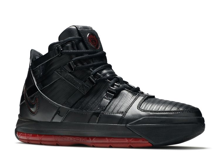 Zoom LeBron 3 'Black Crimson' - Nike 