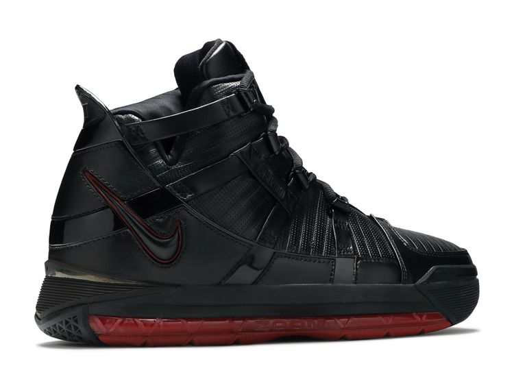 Zoom LeBron 3 'Black Crimson' - Nike 