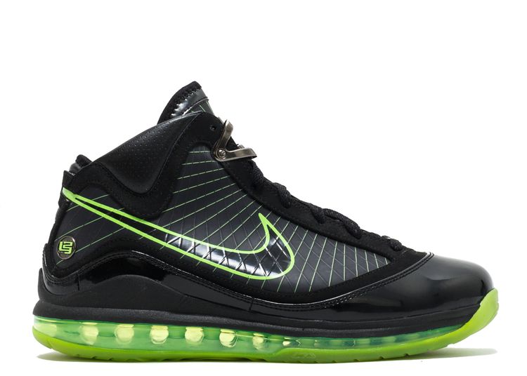 black and green lebrons