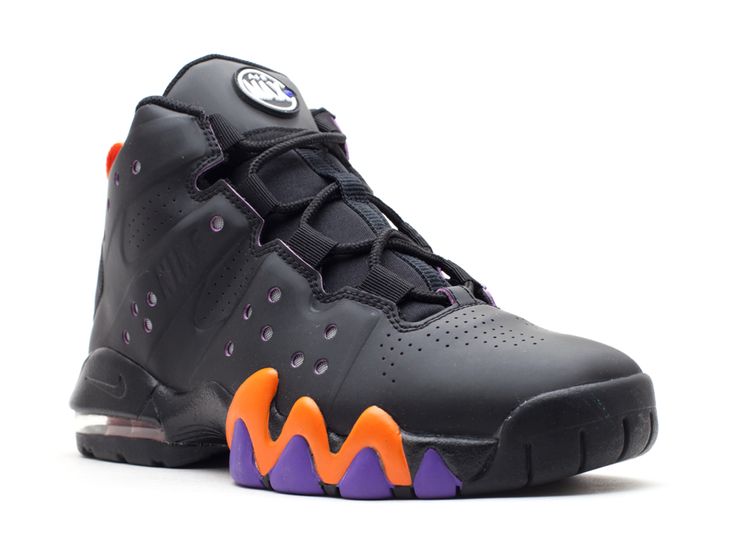 Air Max Barkley Gs Nike 488245 001 black / blacksfty orngpr