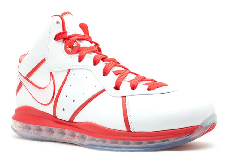 lebron 8 red and white