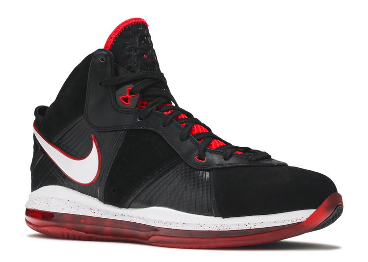 lebron 8 black red