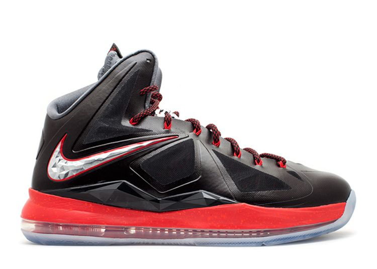 lebron x red and black
