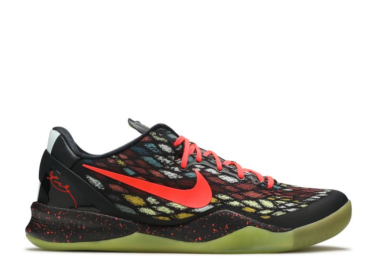 Kobe 8 'Christmas' - Nike - 555035 030 - black/bright crimson ...