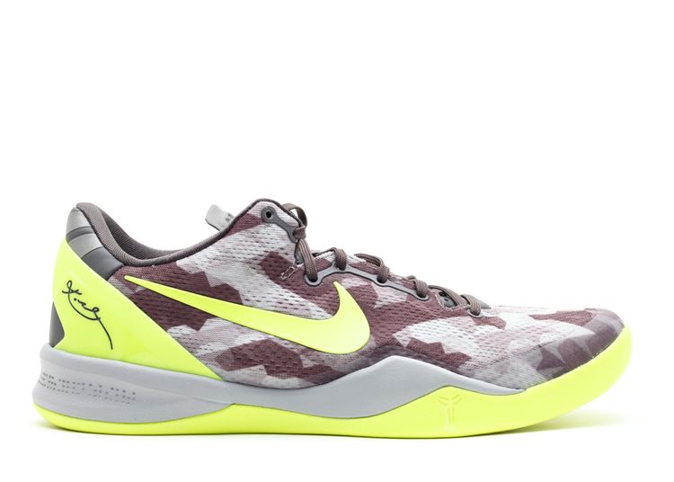 Kobe 8 'Grey Camo Volt'