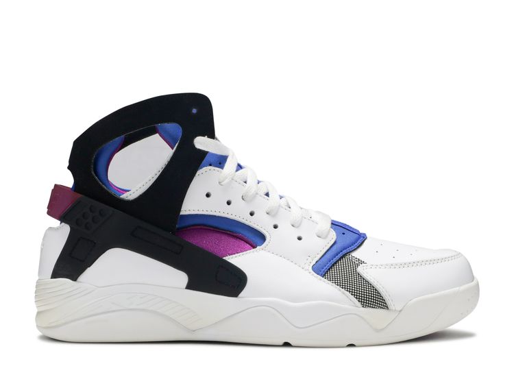 nike air flight huarache black lyon blue