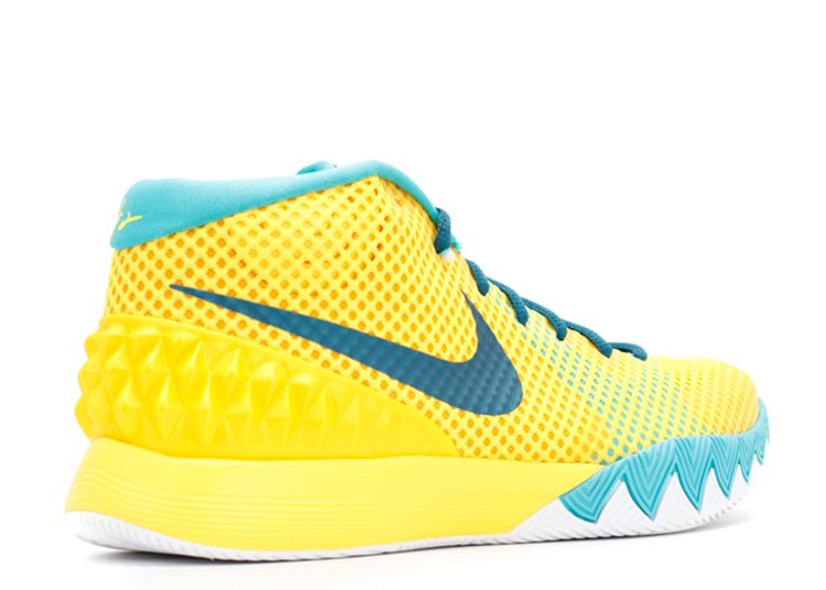 Kyrie 1 'Letterman' - Nike - 705277 737 - tour yellow/teal-university ...