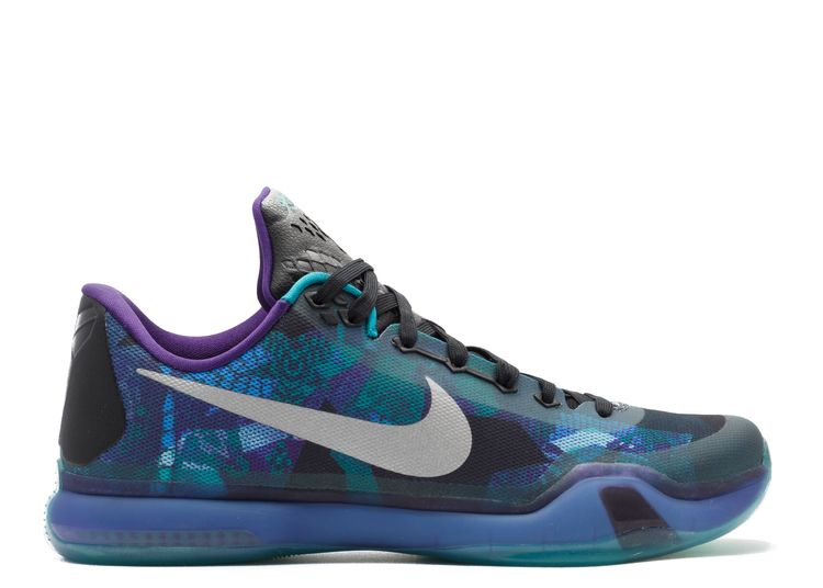 Kobe 10 'Overcome' - Nike - 305 - emerald glow/reflect silver-court purple | Flight Club