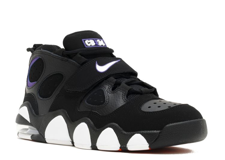 Nike Air CB 34 Godzilla Charles Barkley Shoes Mens Size 12 Black Purple  Sneaker