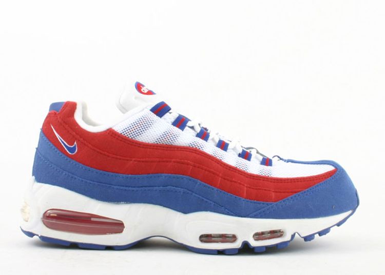 air max 95 white red and blue