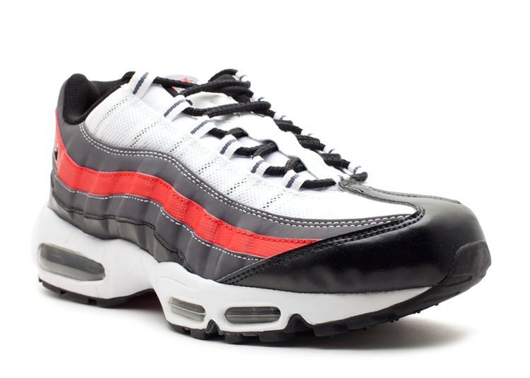 Air Max 95 - Nike - 307272 100 - white/black-chllng red-drk gry ...