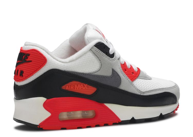 Wmns Air Max 90 'OG' - Nike - 742455 100 - white/cool grey-neutral  grey-black | Flight Club