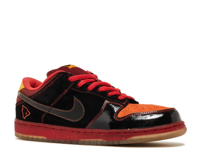 Dunk Low Premium SB 'Hawaii' - Nike 313170 003 - black/black/deep orange | Flight