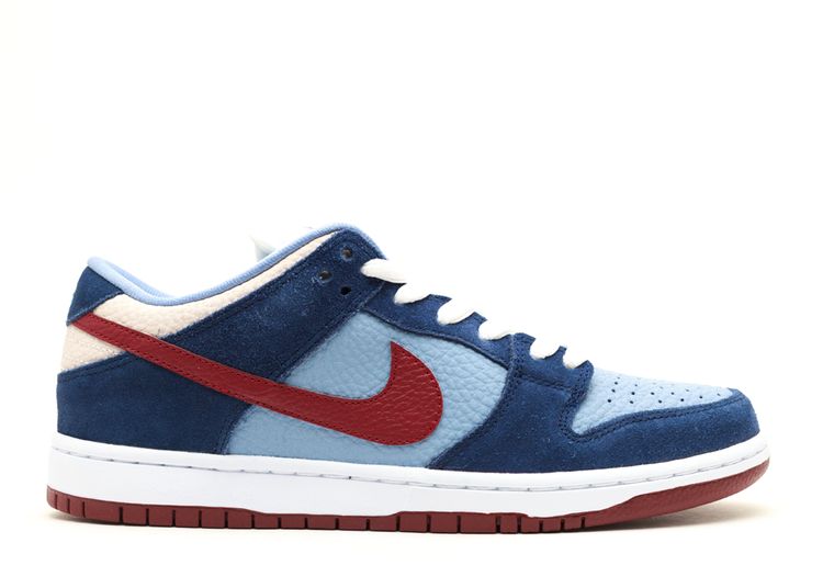 nike sb blue and red