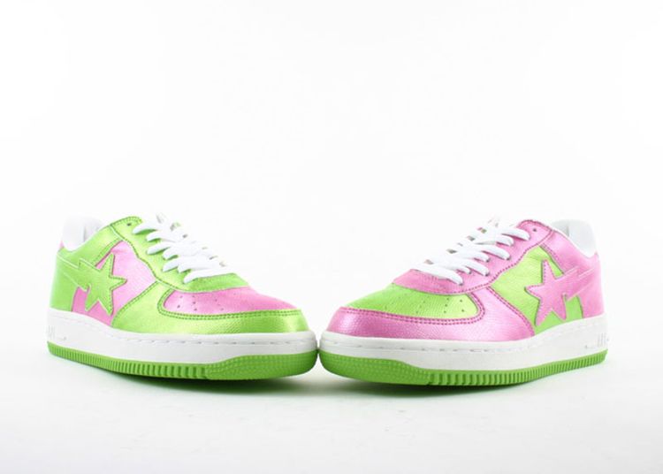 U.N.K.L.E. x Bapesta FS-001 Low 'Green Pink'