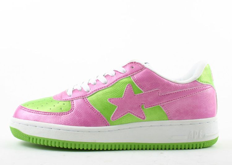 U.N.K.L.E. x Bapesta FS-001 Low 'Green Pink'