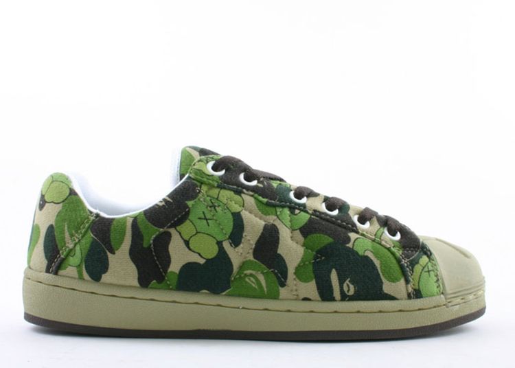 Skullsta FS 020 Low 'Green Camo' - BAPE - 430 - green | Flight Club