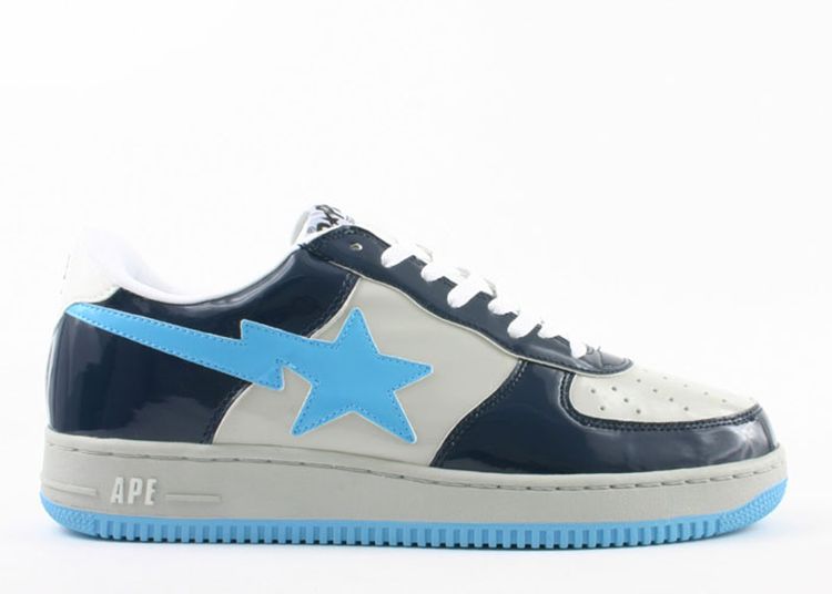 Bapesta FS 001 Low 'Navy Gray' - BAPE - 478 - navy/gray | Flight Club