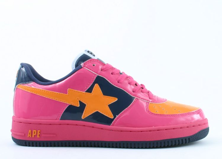 bape air force 1 pink