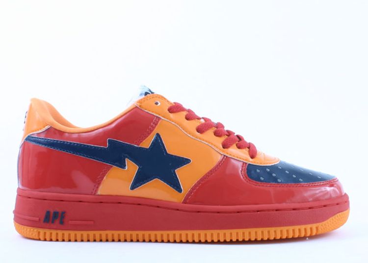 Bapesta FS 001 Low 'Orange Red' - BAPE - 492 - orange/red | Flight Club